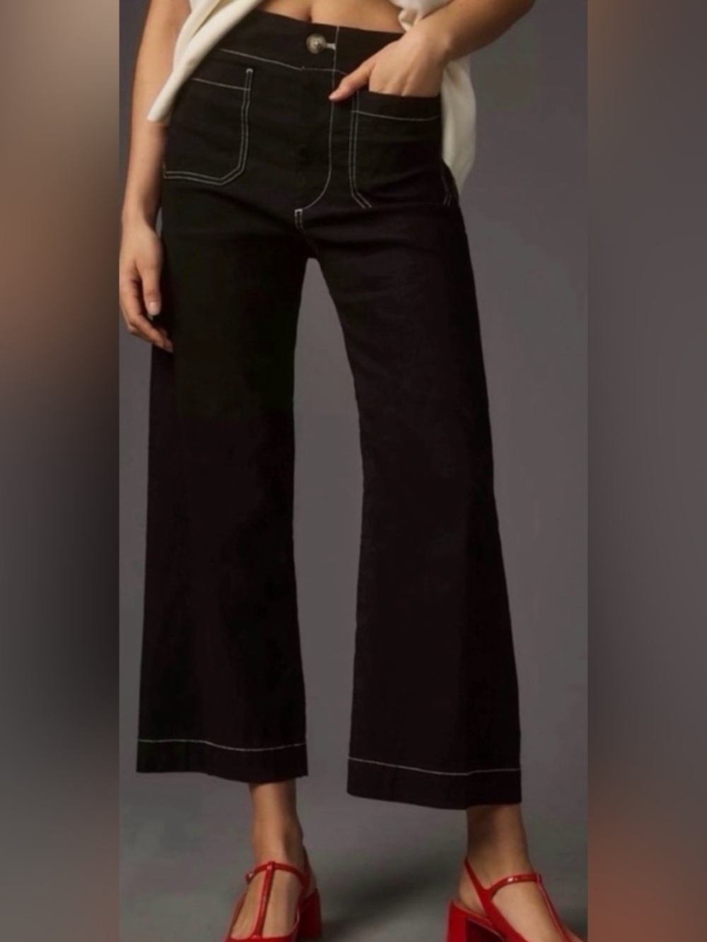 Maeve Colette Wide Leg Pants